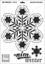 Schablone-Stencil A3 454-5373 Denim Winter